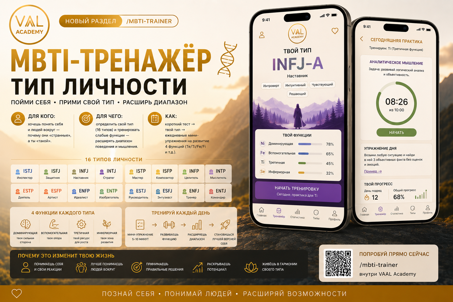 MBTI-тренажёр